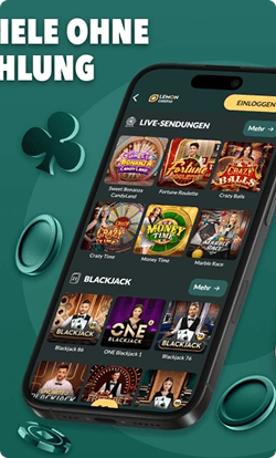 lemon casino screenshot